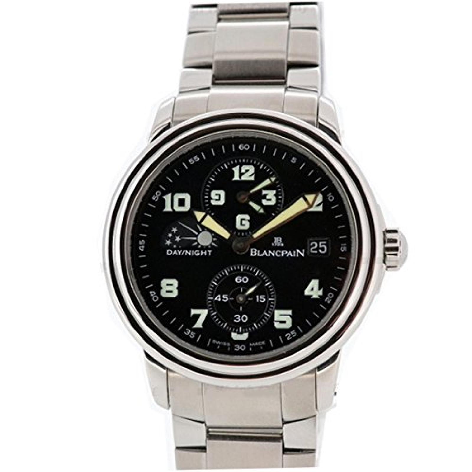 BLANCPAIN  LEMAN DOUBLE TIME ZONE HERREN 38MM AUTOMATIKWERK UHR 2160-1130M-71 
